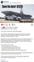 Porsche Club at USS Hornet